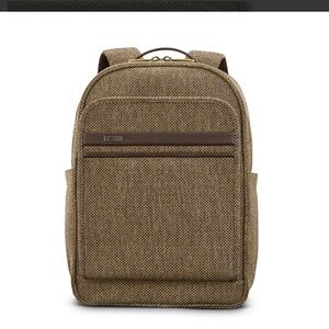 Hartmann Tweed Travel Backpack - Tweed/Natural Leather